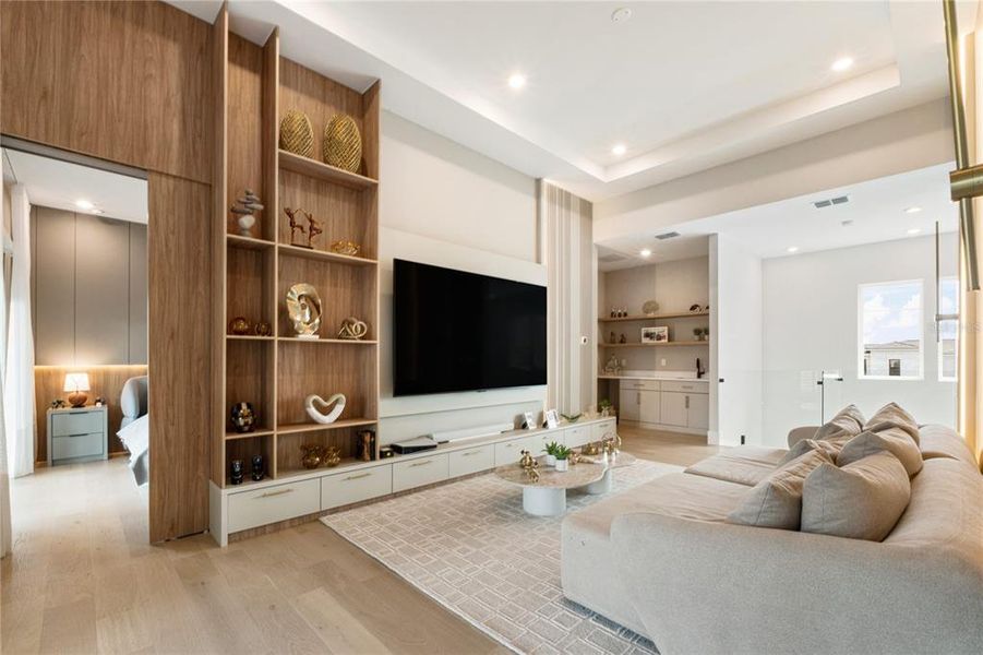 Furnished interior view inside a new home in Bella Collina, Montverde (Image 29).