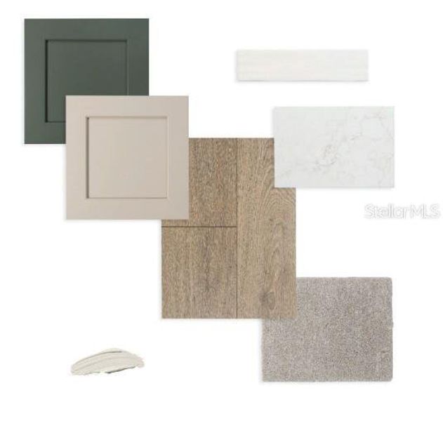 Sample of building materials used in homes in Lakeside at Satilla, St. Cloud (Image 3).