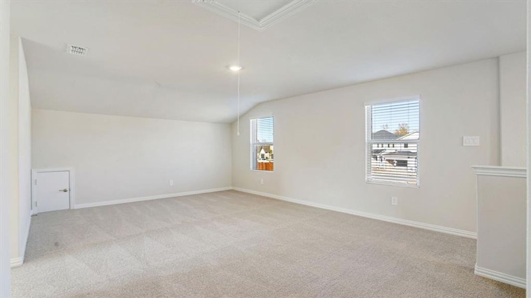 Spacious, unfurnished interior of a new home in Eastridge - Spring Series, McKinney (Image 33). Spacious, unfurnished interior of a new home in Eastridge - Spring Series, McKinney (Image 33).