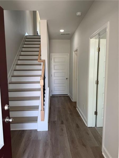 Spacious, unfurnished interior of a new home in Towns at Enclave, Lawrenceville (Image 10). Spacious, unfurnished interior of a new home in Towns at Enclave, Lawrenceville (Image 10).