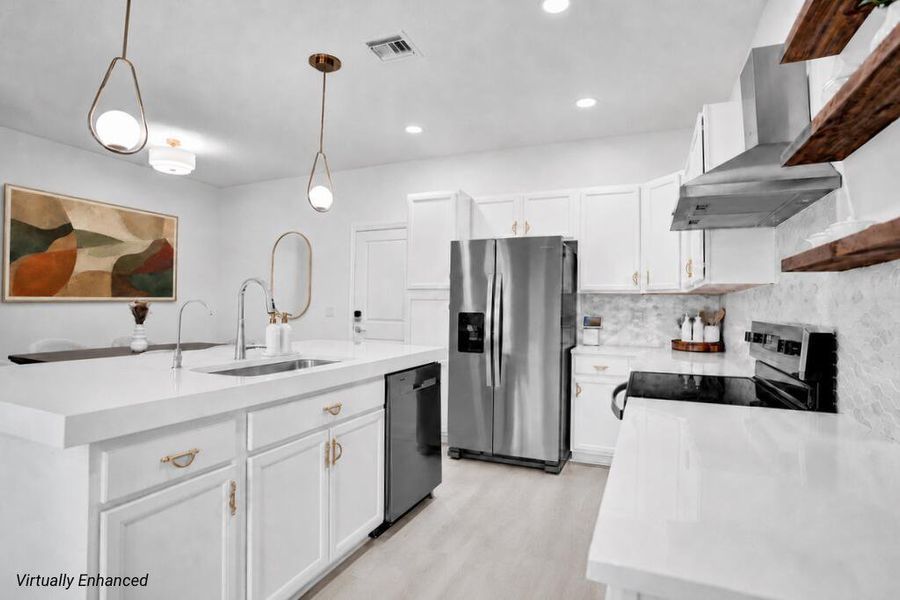 Kitchen 1 - Virtually Enhanced Kitchen 1 - Virtually Enhanced