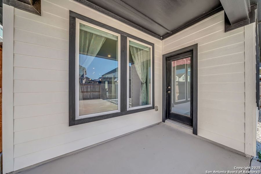 Exterior details and patio area of a home in Stillwater Ranch, San Antonio (Image 1). Exterior details and patio area of a home in Stillwater Ranch, San Antonio (Image 1).