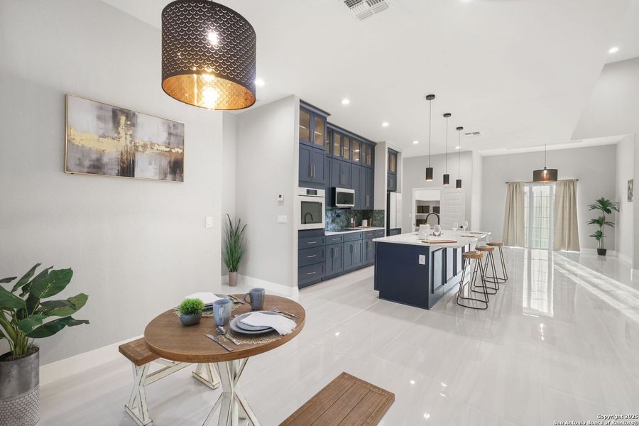 Furnished interior view inside a new home in , Spring Branch (Image 32).