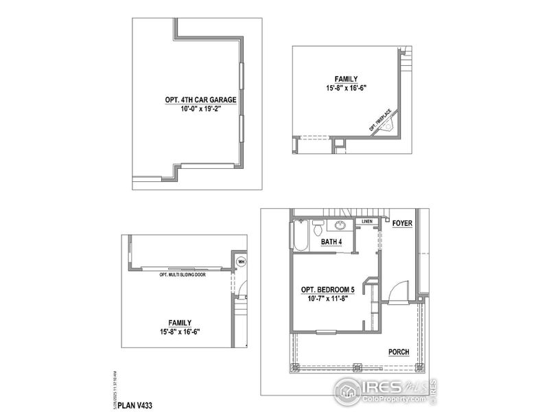 2D floor plan layout of this home in Barefoot Lakes, Firestone, CO (Image 20).