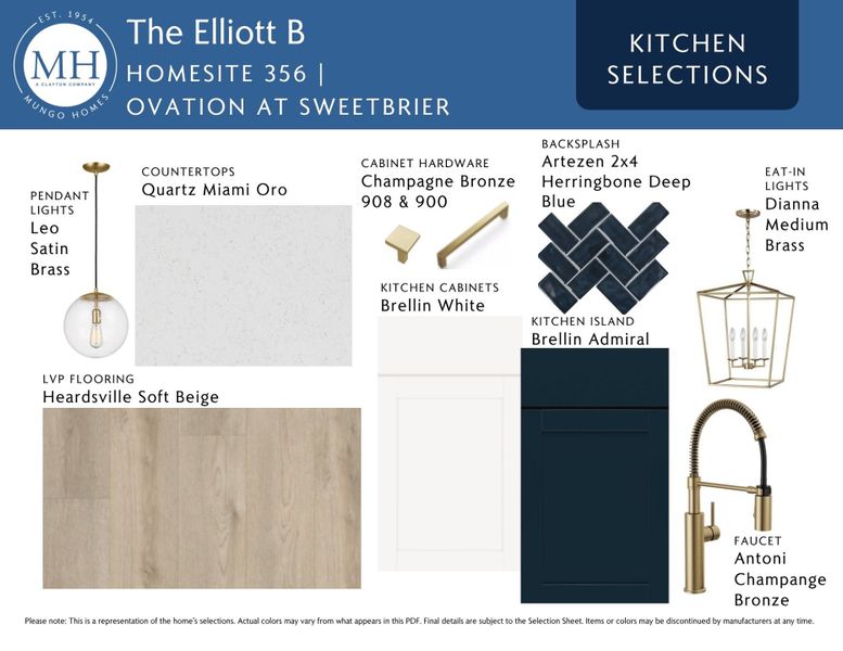 Sample of building materials used in homes in Ovation at Sweetbrier, Durham (Image 6). Sample of building materials used in homes in Ovation at Sweetbrier, Durham (Image 6).