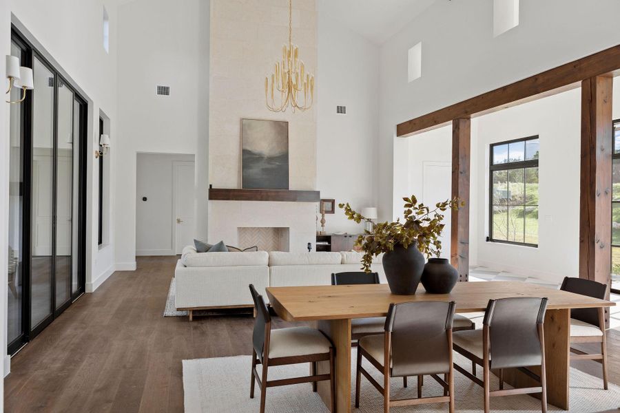 Beautiful main living area with tons of natural light