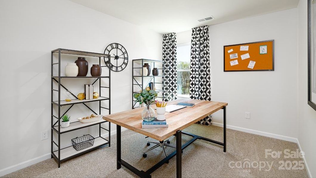 Furnished interior view inside a new home in Fergus Crossing, York (Image 5). Furnished interior view inside a new home in Fergus Crossing, York (Image 5).