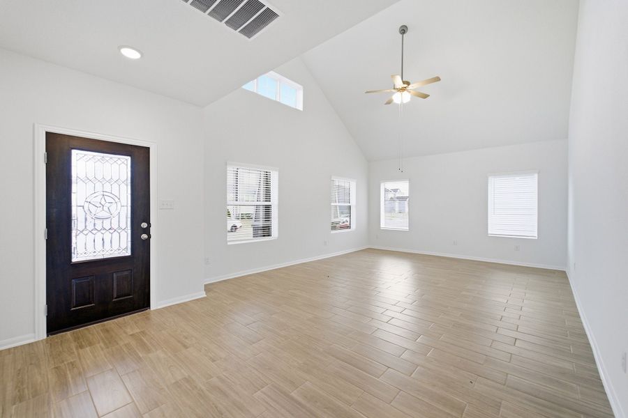 Spacious, unfurnished interior of a new home in Brooklands, Hutto (Image 22). Spacious, unfurnished interior of a new home in Brooklands, Hutto (Image 22).