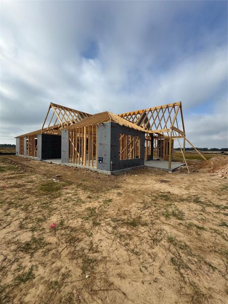 In-progress construction of a new home in Katy Court 60', Katy, TX (Image 8).