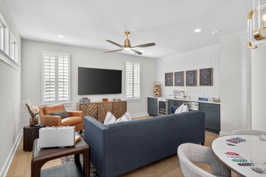 Representative furnished interior of a home built from the Laguna Sur by Classica Homes in Enclave at McKee, Charlotte (Image 49).
