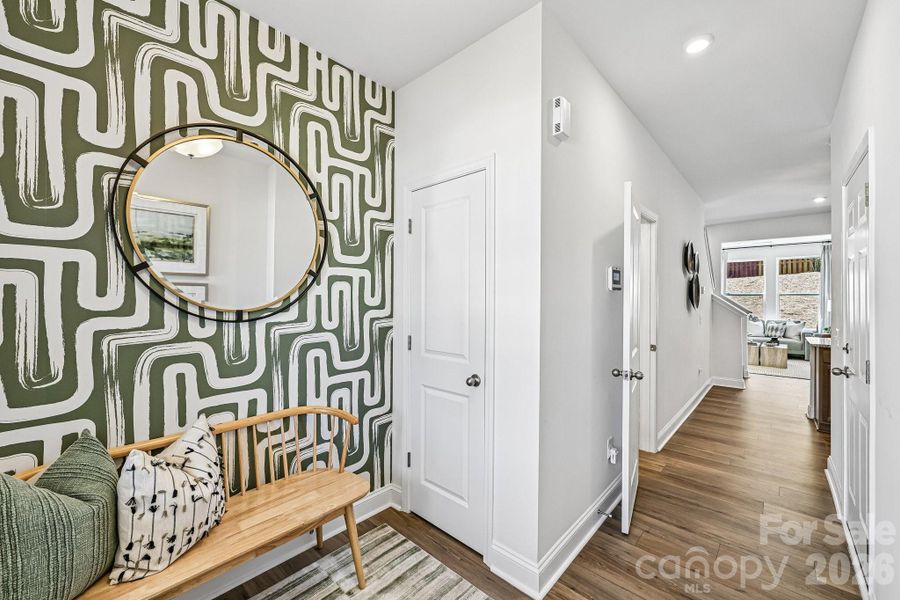Model Home - Entry Foyer w/Coat Closet. Model Home - Entry Foyer w/Coat Closet.