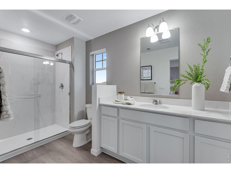 Furnished interior view inside a new home in Vista Meadows, Fort Lupton (Image 14).