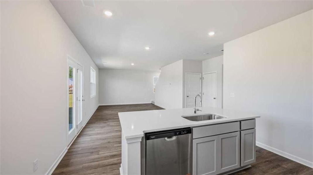 Furnished interior view inside a new home in Bridle Creek, Locust Grove (Image 7).