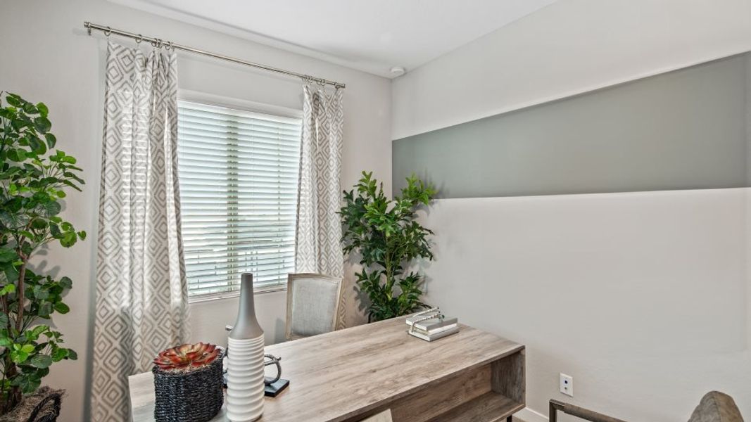 Furnished interior in a model home at Asante: Discovery 2.1 & 2.13 in Surprise (Image 27).