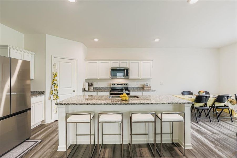 Furnished interior view inside a new home in , Villa Rica (Image 12). Furnished interior view inside a new home in , Villa Rica (Image 12).