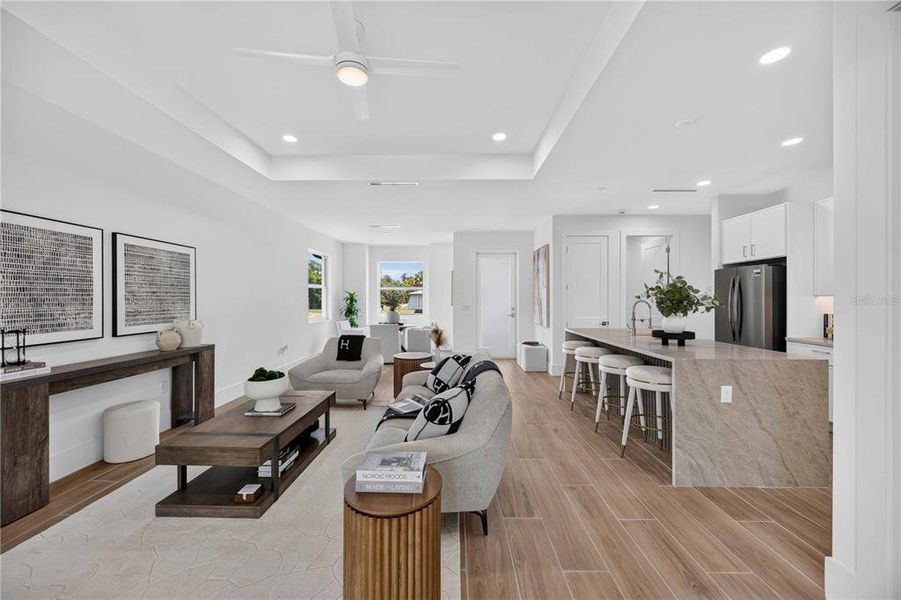 Furnished interior view inside a new home in , Port Charlotte (Image 18).