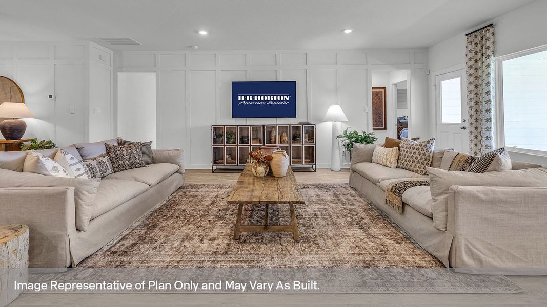 Furnished interior view inside a new home in Sonoma Oaks, Fredericksburg (Image 14).