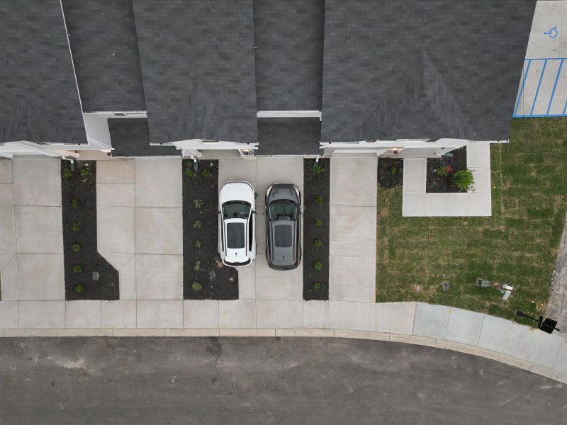 Exterior details and patio area of a home in Valentine Townes, Greer (Image 4).