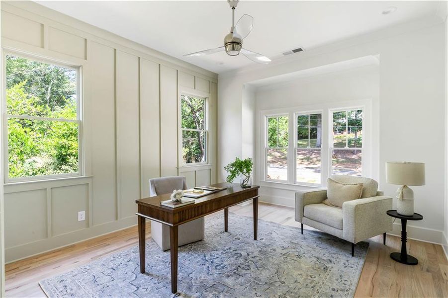 Furnished interior view inside a new home in , Marietta (Image 7).