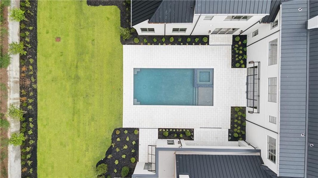 Exterior details and patio area of a home in , Atlanta (Image 3).