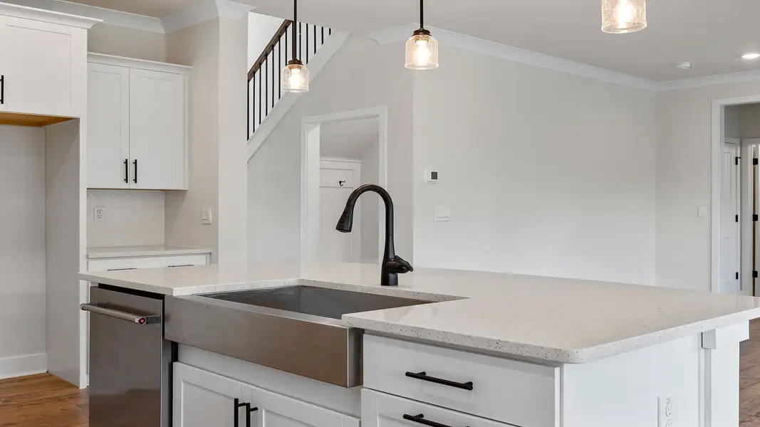 Furnished interior view inside a new home in Sunset Summits, Spartanburg (Image 8). Furnished interior view inside a new home in Sunset Summits, Spartanburg (Image 8).