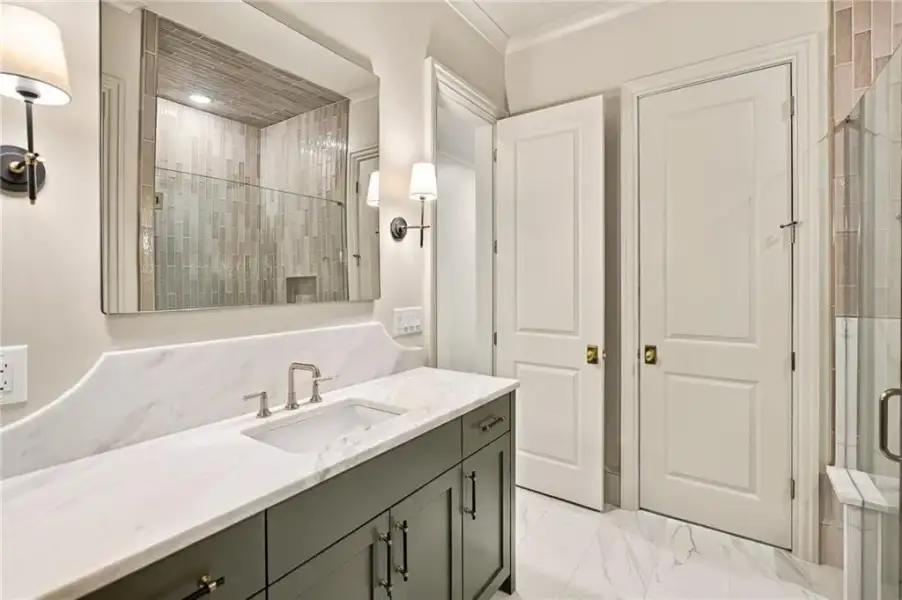 Furnished interior view inside a new home in , Atlanta (Image 7).