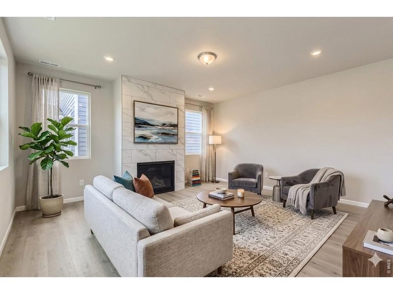 Furnished interior view inside a new home in Country Club Reserve, Fort Collins (Image 5).