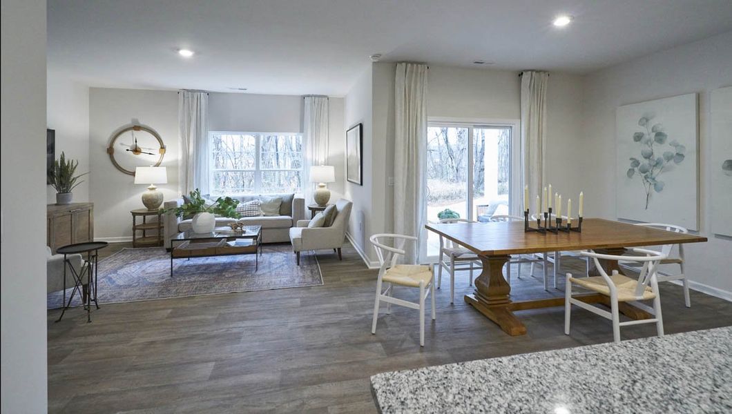 Representative furnished interior of a home built from the CALI by D.R. Horton in Raven Ridge, Lexington (Image 11).