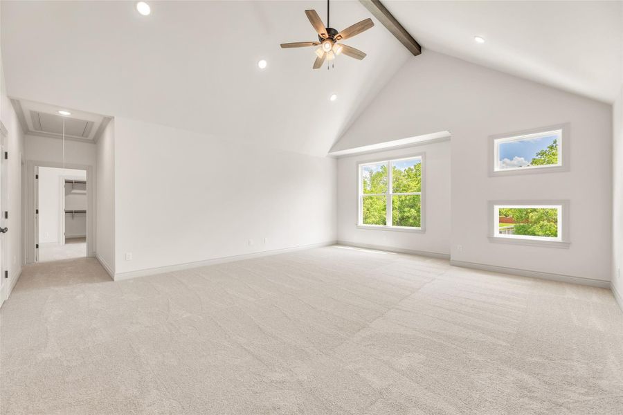 Spacious, unfurnished interior of a new home in , College Station (Image 23). Spacious, unfurnished interior of a new home in , College Station (Image 23).
