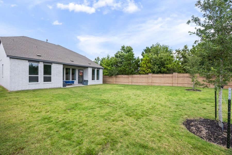 Exterior details and patio area of a home in , Cypress (Image 25).