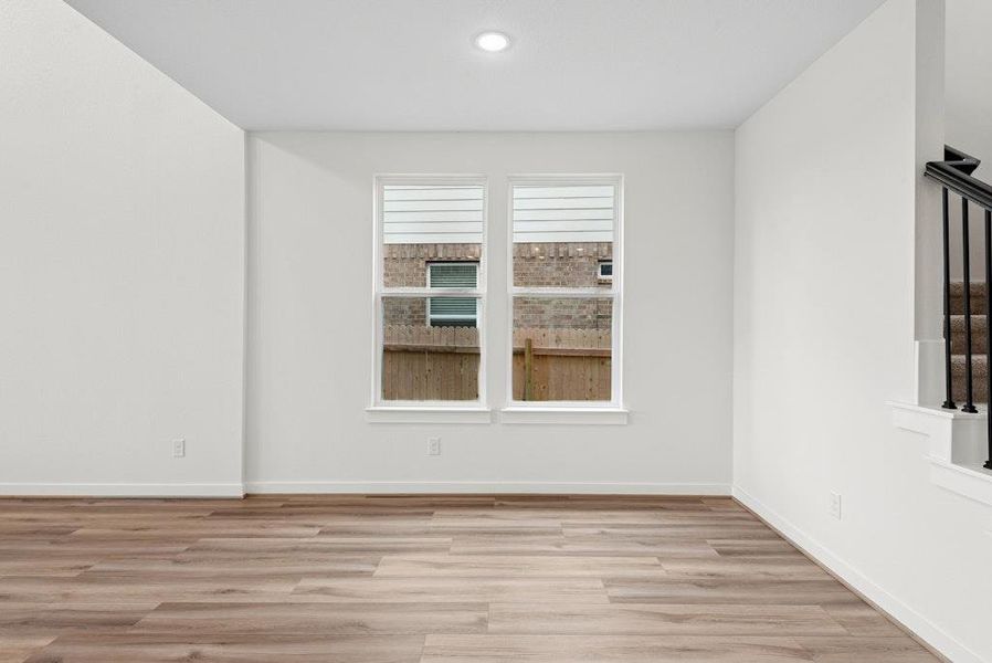 Spacious, unfurnished interior of a new home in Santa Rita Ranch, Liberty Hill (Image 23). Spacious, unfurnished interior of a new home in Santa Rita Ranch, Liberty Hill (Image 23).