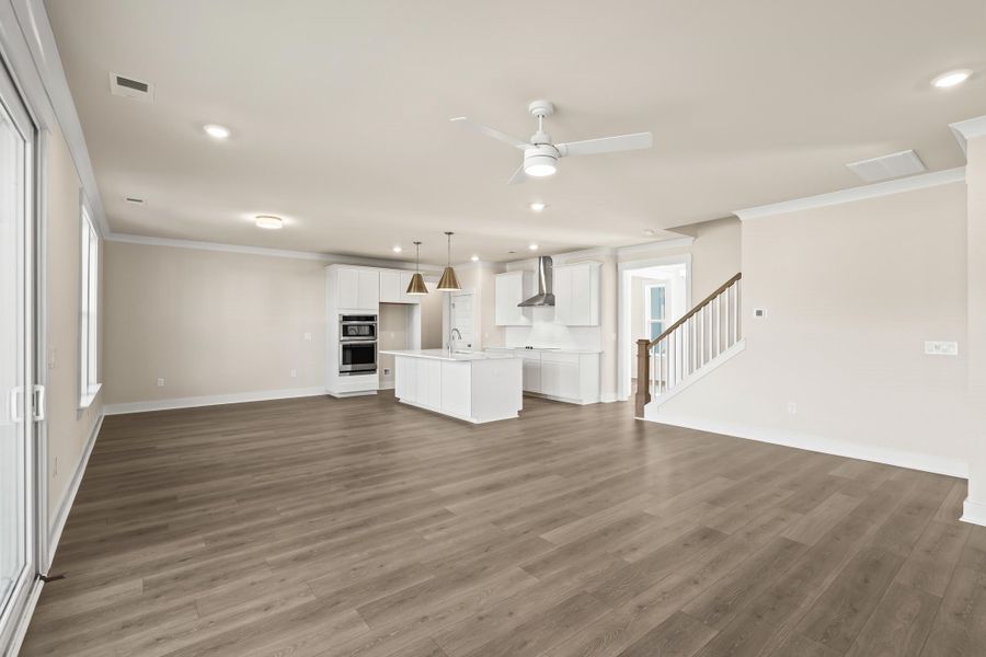Spacious, unfurnished interior of a new home in Horry County Homes, Conway (Image 14). Spacious, unfurnished interior of a new home in Horry County Homes, Conway (Image 14).