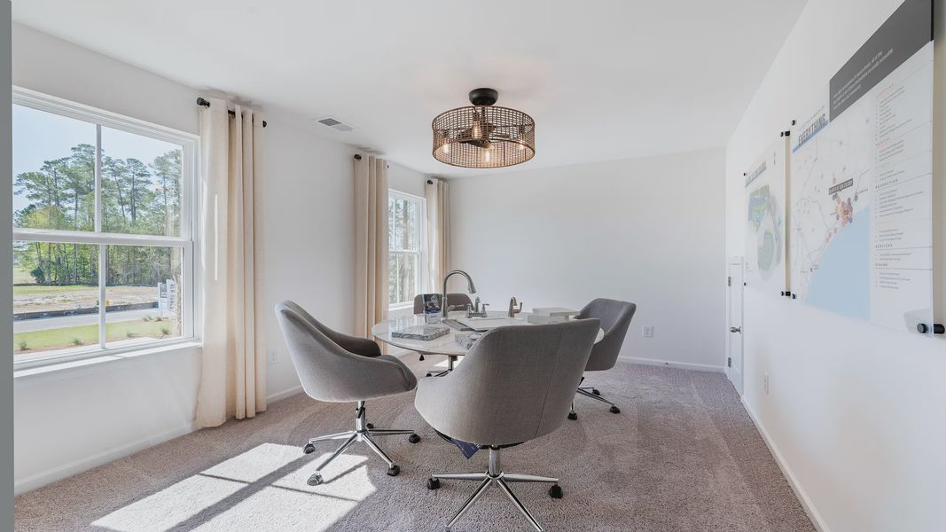 Furnished interior view inside a new home in Bluffs at Sun Colony, Longs (Image 15).