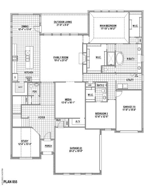 Plan 855 1st Floor Plan 855 1st Floor