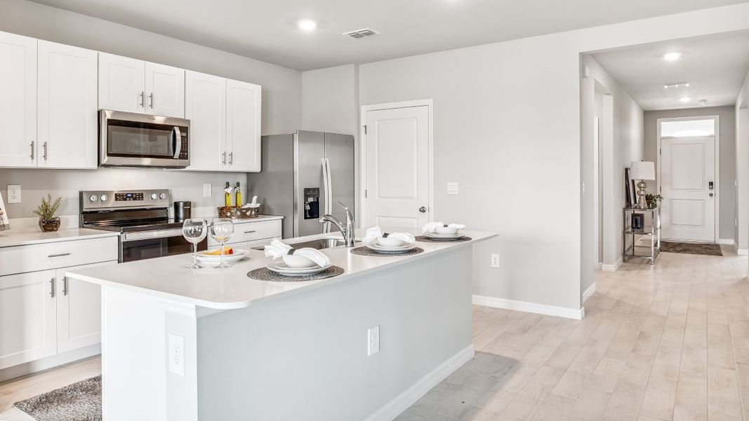 Furnished interior view inside a new home in Magnolia Landing Express, North Fort Myers (Image 12). Furnished interior view inside a new home in Magnolia Landing Express, North Fort Myers (Image 12).