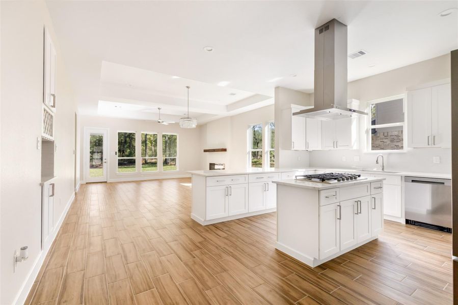 Furnished interior view inside a new home in , New Caney (Image 9).