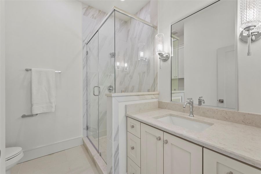 Furnished interior view inside a new home in , Houston (Image 18).