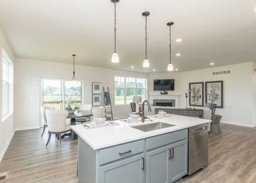 Furnished interior view inside a new home in Mystic Ridge, Whitmore Lake (Image 36).