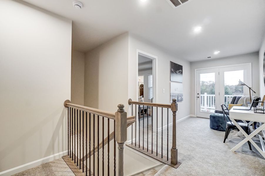 Stair and upstairs nook