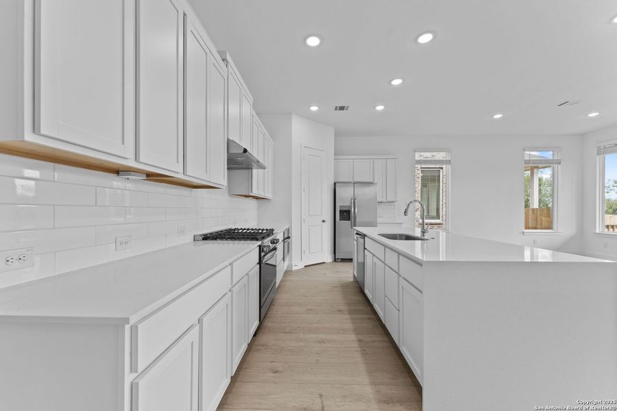 Furnished interior view inside a new home in , New Braunfels (Image 5).