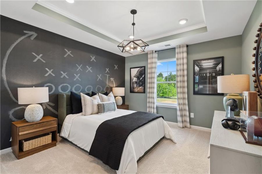 Furnished interior view inside a new home in Westwind Estates, Hampton (Image 32).