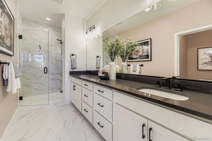 Furnished interior view inside a new home in Solterra, Lakewood (Image 6).