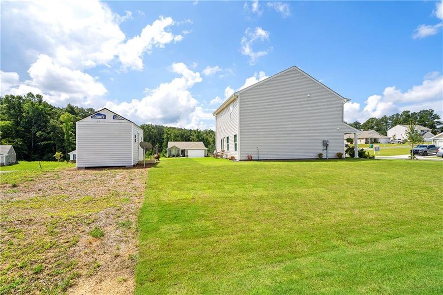 Exterior details and patio area of a home in Urban's Place, Chatsworth (Image 26).