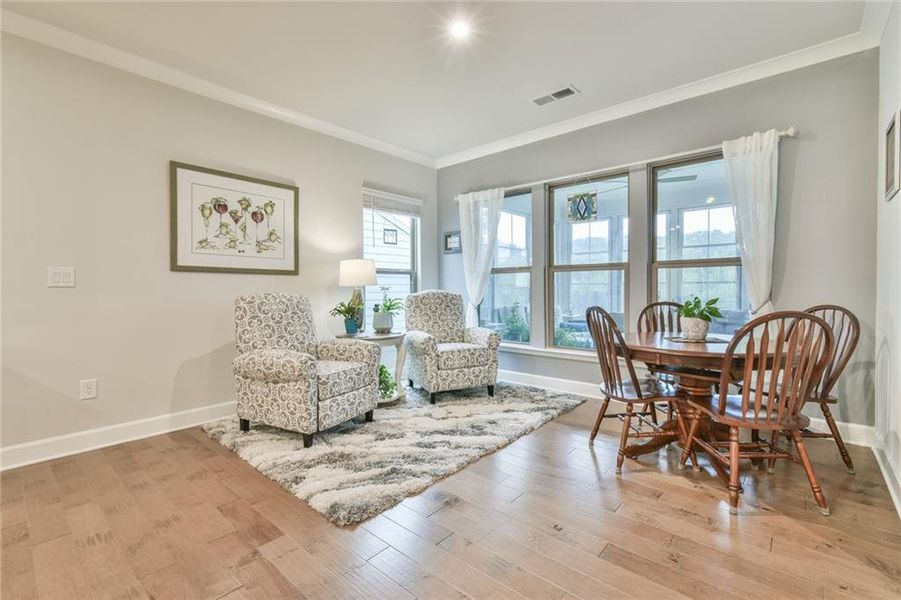 Furnished interior view inside a new home in , Hoschton (Image 6).