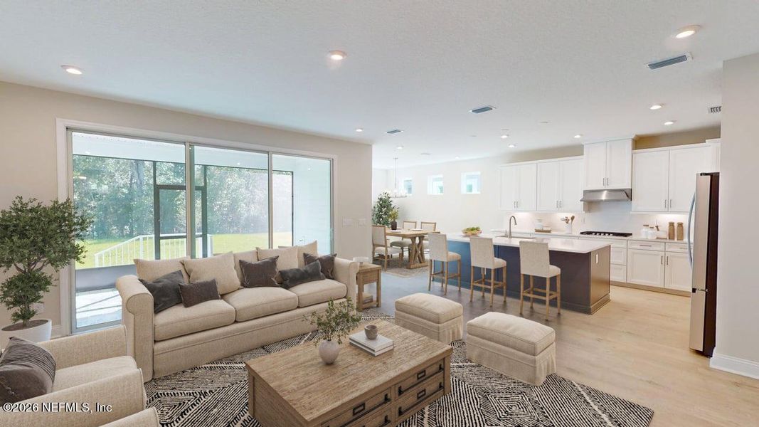 Furnished interior view inside a new home in RiverTown, St. Johns (Image 13).