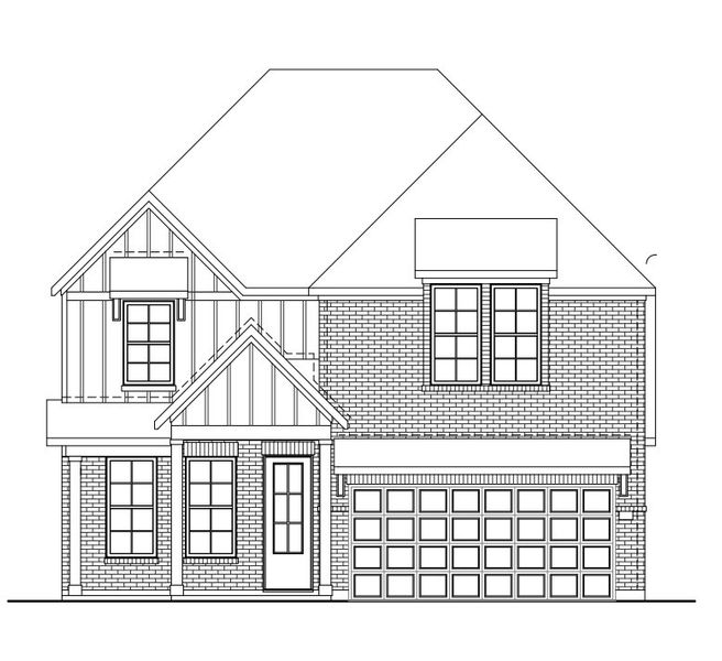 Representative rendering of the exterior for the Hudson by Beazer Homes (Image 2). Representative rendering of the exterior for the Hudson by Beazer Homes (Image 2).