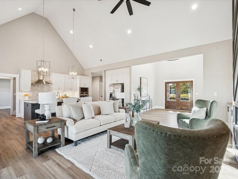 Furnished interior view inside a new home in , Salisbury (Image 17).