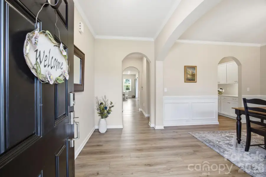 Furnished interior view inside a new home in Falls Cove at Lake Norman, Troutman (Image 6).