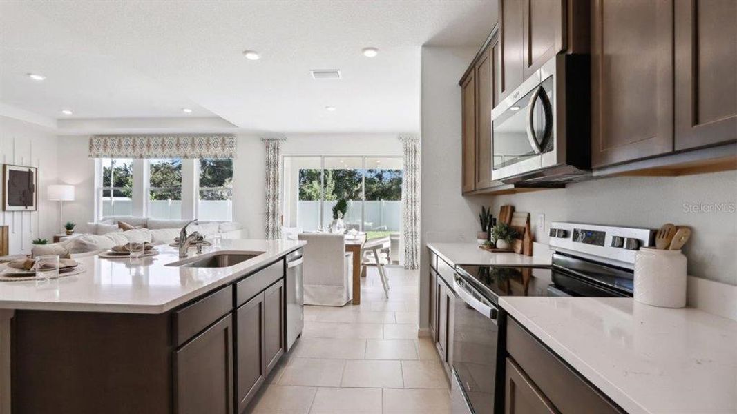 Furnished interior view inside a new home in , Wesley Chapel (Image 9).