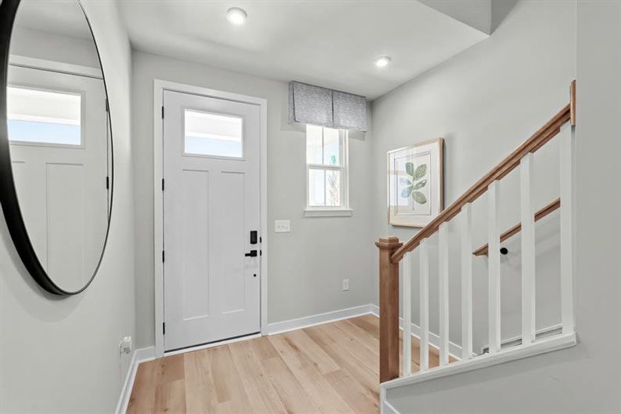 Representative unfurnished interior of a home built from the Geneva by Ryan Homes in Sea Trail, Sunset Beach (Image 19).